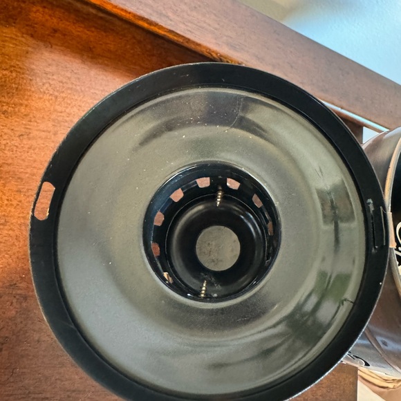 METAL CANDLE LANTERN - PUNCHED DESIGN - BRASS COLOR - Picture 7 of 9